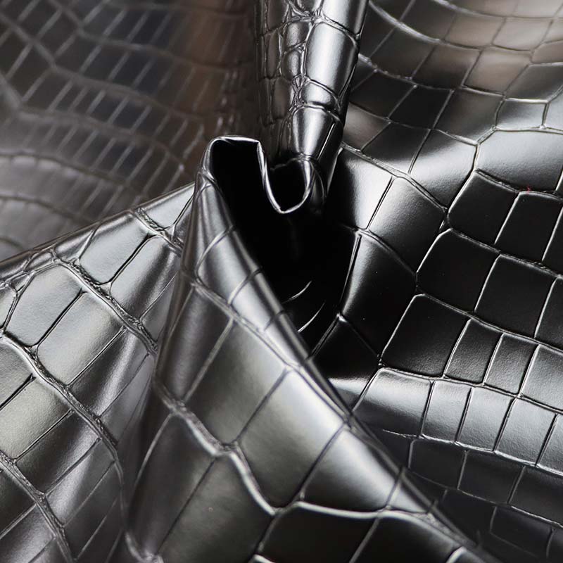 مگرمچھ کے اناج مصنوعی غلط پیویسی چمڑے کے گھر کی سجاوٹ کے تانے بانے